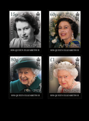St. Helena QEII In Memoriam 4v Stamps
