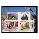 St. Lucia 2007 Scouts, u/m. SG1360-61+ MS1362