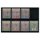 St Vincent 1899 Definitive short set to 1/-, mtd mint. SG67-74
