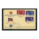 St Vincent 1937 Coronation, used on illustrated 'Jennings' FDC. SG146-48