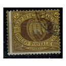 San Marino 1892-94 2L Brown & buff, fine cds used (centred a little to top left). SG27
