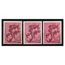 Seychelles 1938-49 18c Coco Palm, all 3 types, fresh mtd mint. SG139c-cb