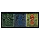 Sierra Leone 1921-27 1/- To 5/- Definitives, good to fine cds used. SG143-45