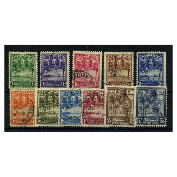 Sierra Leone 1932 Pictorial short set to 5/-, good to fine cds used. SG155-65