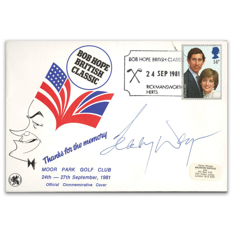 1981 Bob Hope British Classic. Signed Terry Wogan_SIGE0623