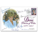 1998 Diana. Signed by Guinness, Gielgud, Heath, Major & 4 others