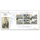 1996 Football Heroes Signed Pat Jennings, Jimmy Greaves and 2 others