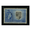 Solomon Is 1958-63  £1 Arms, fine cds used. SG96