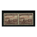 SWA 1938 1½d Train, mtd mint horz pair. SGO17