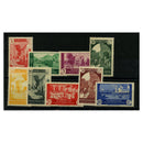 Spain (Morocco) 1933-35 Pictorial definitive short set to 40c, fresh mtd mint, SG151-59