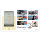 2015 Gurkhas Commemorative Sheet Special Gold - Cover 2 - Signed by Joanna Lumley_SPG097R