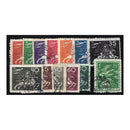 Sweden 1924 50th Anniv. UPU short set to 1K  fine cds used. SG161-73