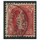 Switzerland 1903 1fr Carmine, perf 11_x12, fine cds used. SG161