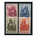 Switzerland 1961 Wood carvings, u/m. SG655-58