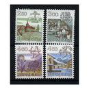 Switzerland 1984-86 2.50f-4.50f Zodiac / landscapes top vals, u/m. SG1042a-45