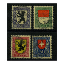 Switzerland (Pro Juv) 1923 Heraldry, fine cds used. SGJ28-31