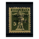 Switzerland (LoN) 1931-44 5r Deep-green / buff, cds used. SGLN5a