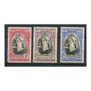 Tonga 1938 Accession set, mtd mint. SG71-73