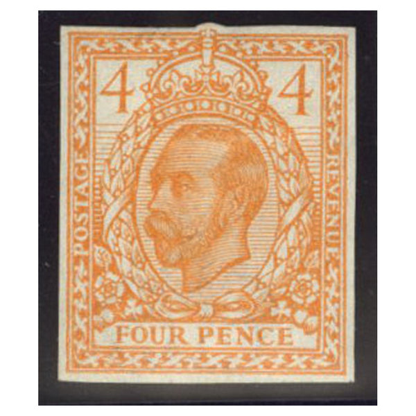 1911 4d Engravers Sketch Die for Unissued Value (Die 2 Head)_TPM0008