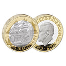 2025 RRS Discovery £2 Silver Proof  Coin