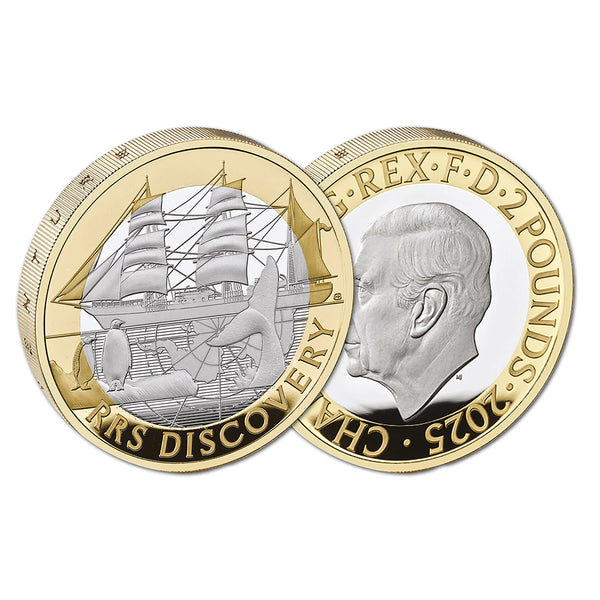 2025 RRS Discovery £2 Silver Proof  Coin