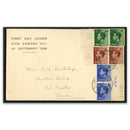 1936 Edward VIII 1/2d - 2 1/2d Control Pairs, Crockernwell, Devon cds_TX3609W