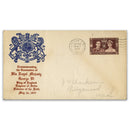 1937 Coronation, London SW1 Wavy Line Cancel. Illust Cover_TX3705R