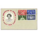 1953 Coronation slogan FDC, unaddressed_TX5306B