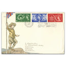 1957 Scouts F.D.C. Sutton Coldfield Slogan Handpainted_TX5708G