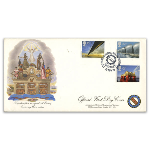 1983 Engineering, A.U.E.W. Official - A.U.E.W London SE15 h/s