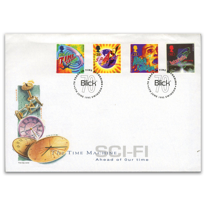 1995 Science Fiction Blick Official - 70 Years in Time h/s. Not often seen.