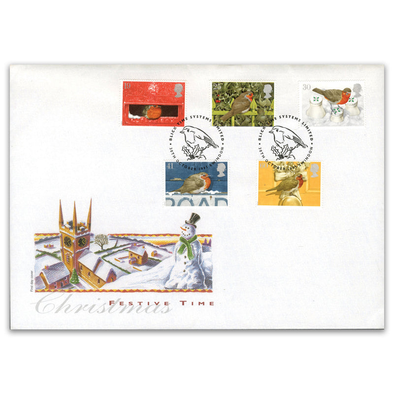 1995 Christmas Blick Official - Blick Time Systems h/s. Scarce these days