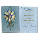 Norman Hartnell Signed Christmas Card_UFP0775