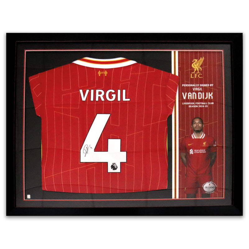 Virgil Van Dijk Signed Liverpool Shirt