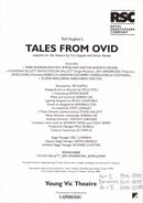 Tales From Ovid Cast Autograph
