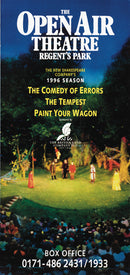 The Open Air Theatre Cast Autograph