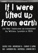 IF I Were Lifted Up From Earth Signed Theatre Leaflet