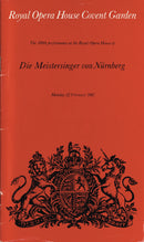 Die Meistersinger Von Nurnburg Cast Signed Theatre Programme