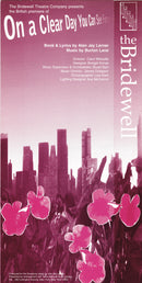 On a clear day you can see forever Cast Signed Theatre Leaflet
