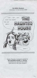 The Haunted House  Cast Signed Flyer