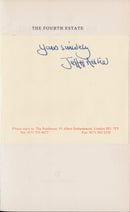 Jeffrey Archer Signed Book