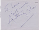 Anthony Sher Autograph