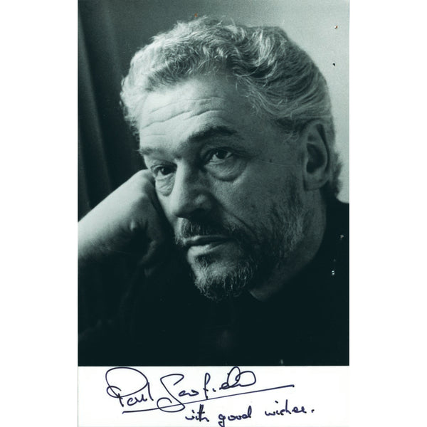 Paul Scofield  - Autograph - Signed Black and White Photograph