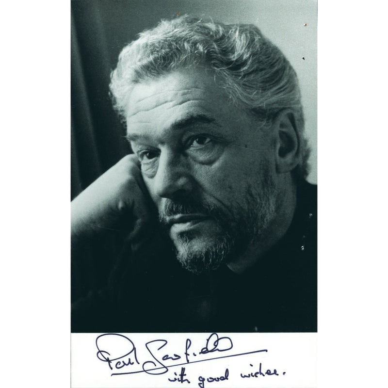 Paul Scofield  - Autograph - Signed Black and White Photograph