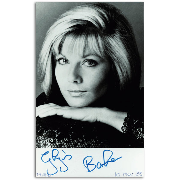 Glynis Barber - Autograph - Signed Black and White Photograph_UFP6162