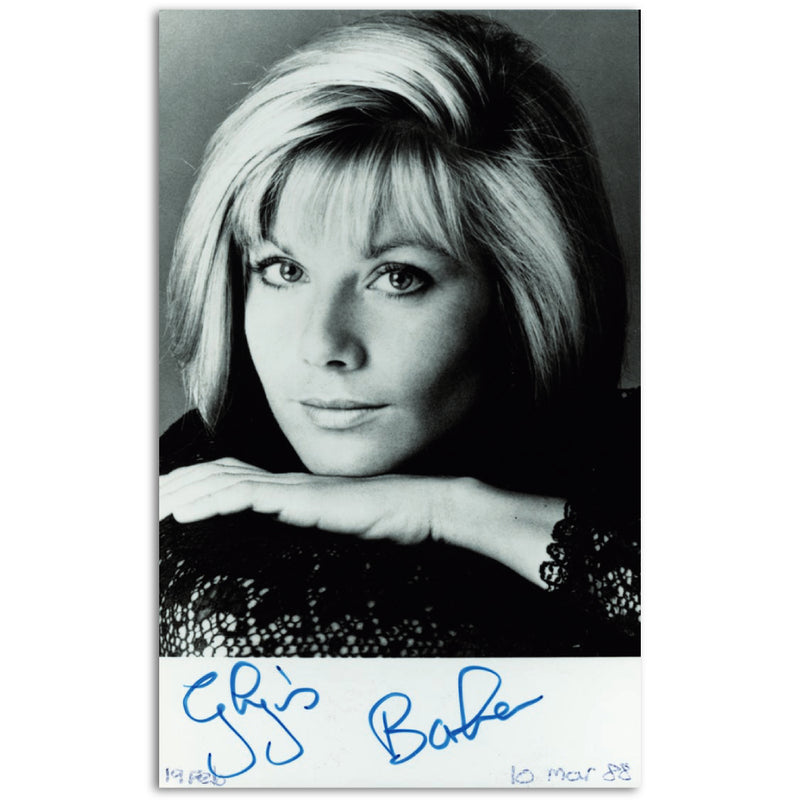Glynis Barber - Autograph - Signed Black and White Photograph_UFP6162