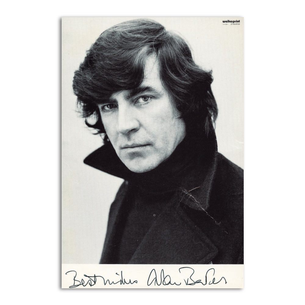 Alan Bates - Autograph - Signed Black and White Photograph