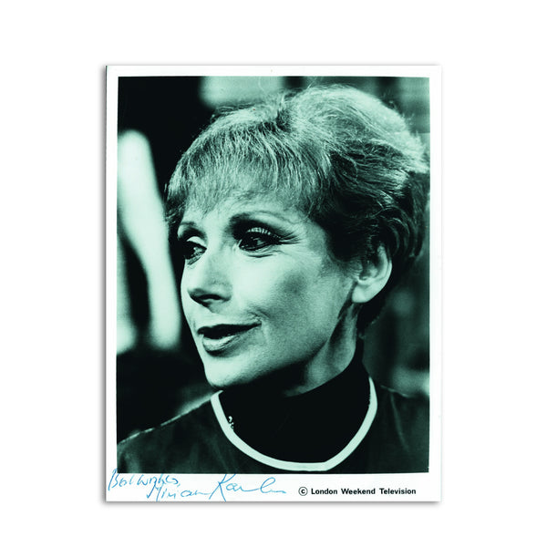 Miriam Karlin - Autograph - Signed Black and White Photograph_UFP6206
