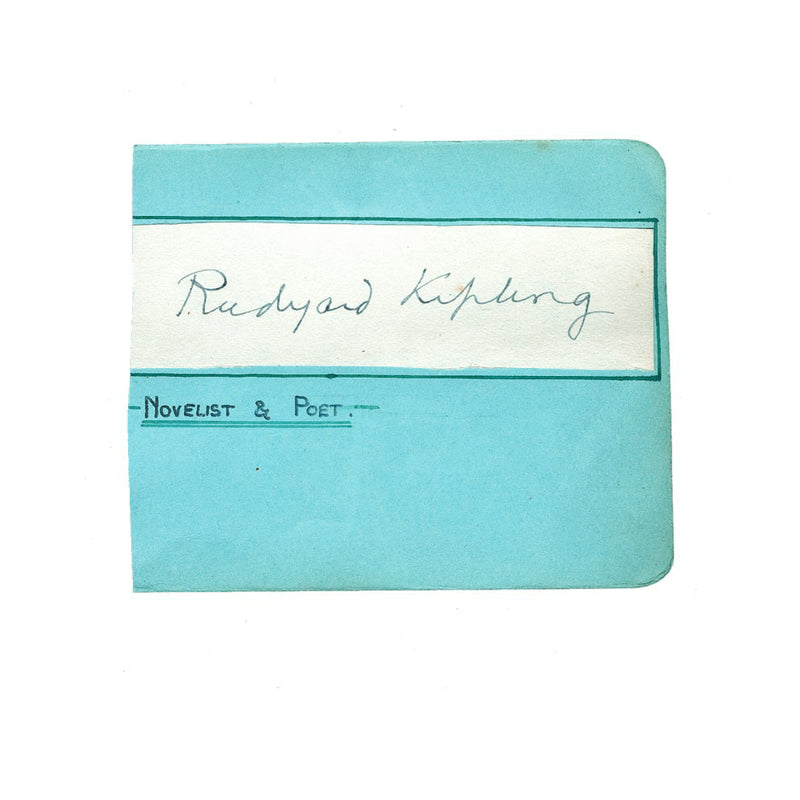 Rudyard Kipling Autograph
