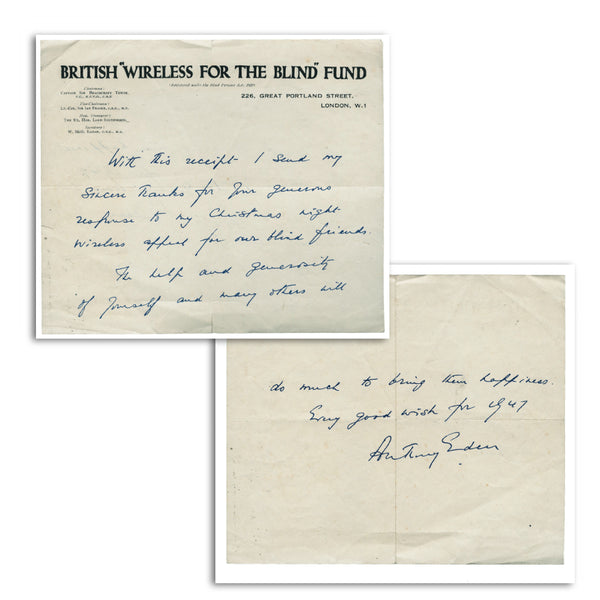 Sir Anthony Eden - Signature - Signed Letter 1947_UFP6258
